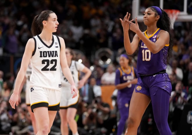 The trash-talking and gestures of Iowa's Caitlin Clark and LSU's Angel Reese were national headlines for days after the title game, which was the most watched women's college basketball game ever with an average of 9.9 million TV viewers.