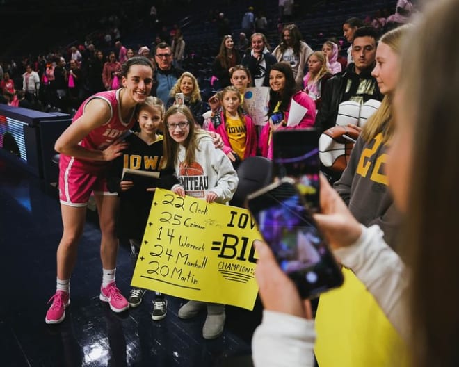 Caitlin Clark has helped popularize women's college basketball