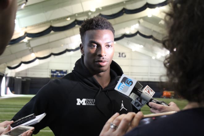 Amara Darboh became the first Michigan offensive player drafted in the 2017 NFL Draft.