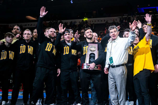 Iowa at the 2022 NCAA Wrestling Tournament. 