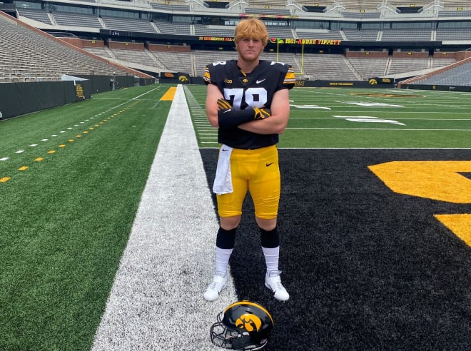 Class of 2024 defensive end Eddie Tuerk added a scholarship offer from Iowa on Sunday.