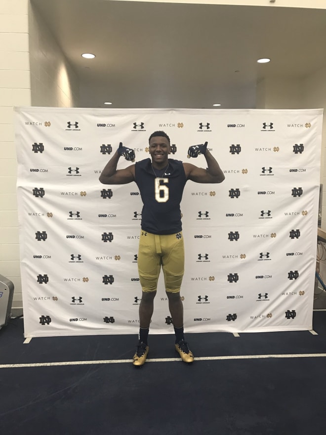 Weaver, who was in South Bend for Sophomore Day, said an offer would make Notre Dame one of his top schools.