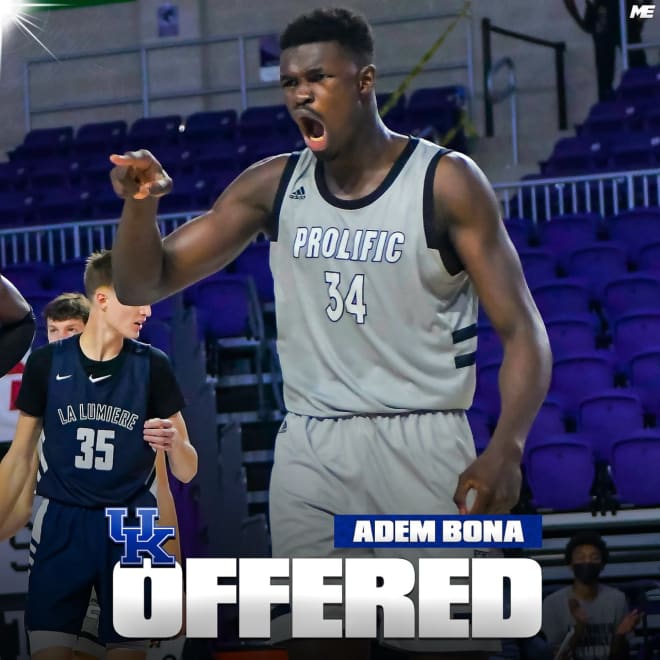Adem Bona's offer from Kentucky is official (Photo by Moore Edits)
