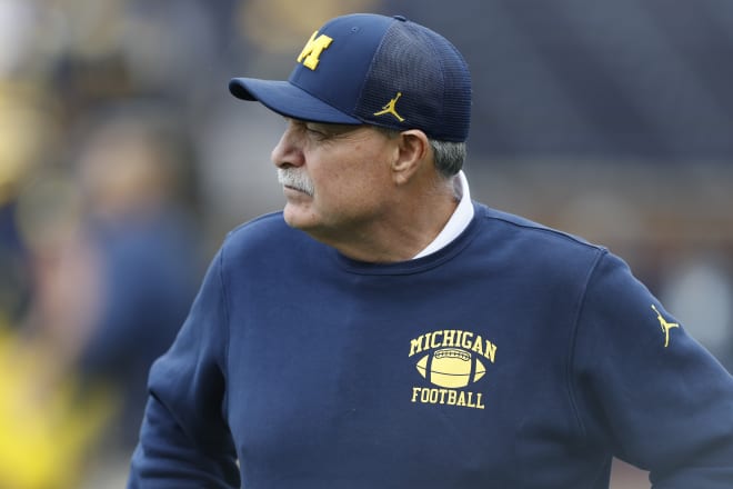Michigan football defensive coordinator Don Brown liked the donut his team tossed at the Scarlet Knights.