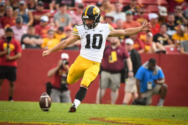 Caleb Shudak has been named one of 20 semifinalists for the Lou Groza Award.