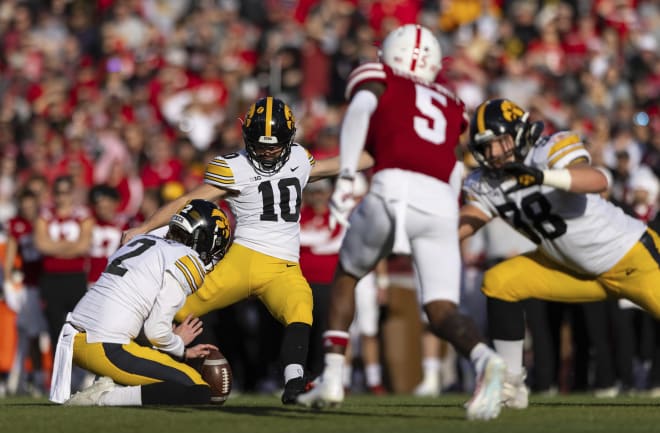 Caleb Shudak was a perfect 4/4 on field goal attempts at Nebraska last week.