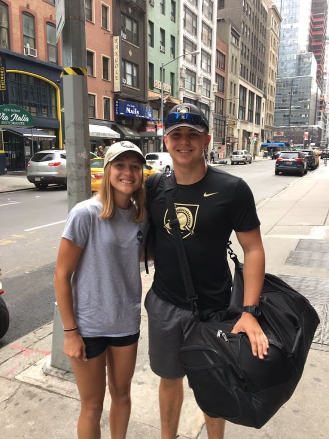 Saturday Arrival: LB Ben Roth arrives in NYC, along with his younger sister