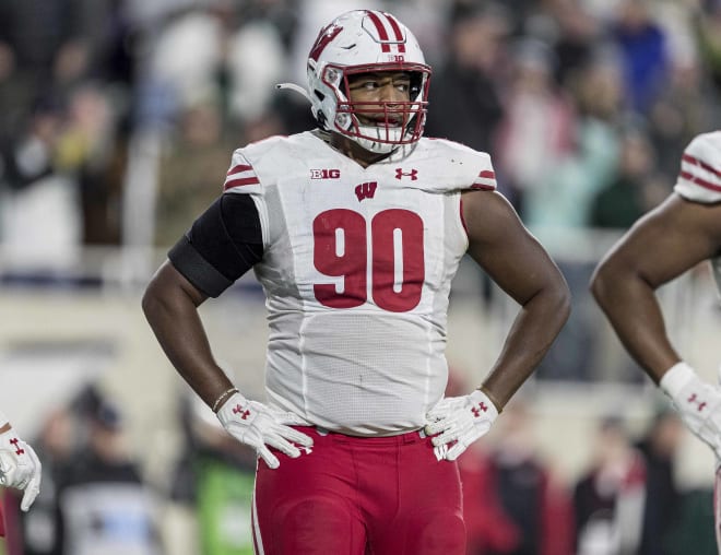 Wisconsin defensive end James Thompson Jr. 