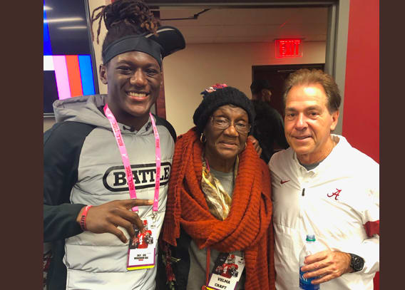 Chief Borders visited Alabama this past weekend with his family.