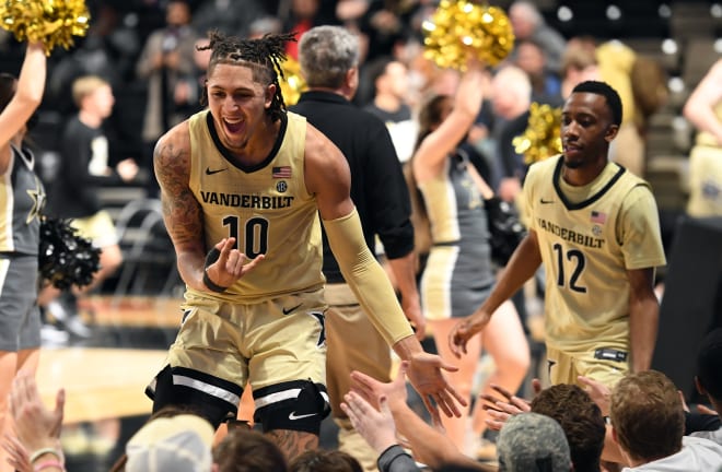 Myles Stute had a team high 21 points in Vanderbilt's impressive road win (Christopher Hanewinckel)