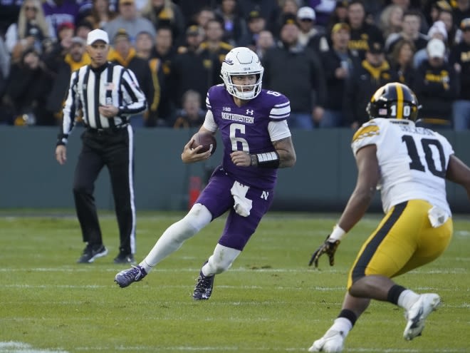 Former Northwestern QB Brendan Sullivan committed to Iowa out of the portal on Wednesday. 