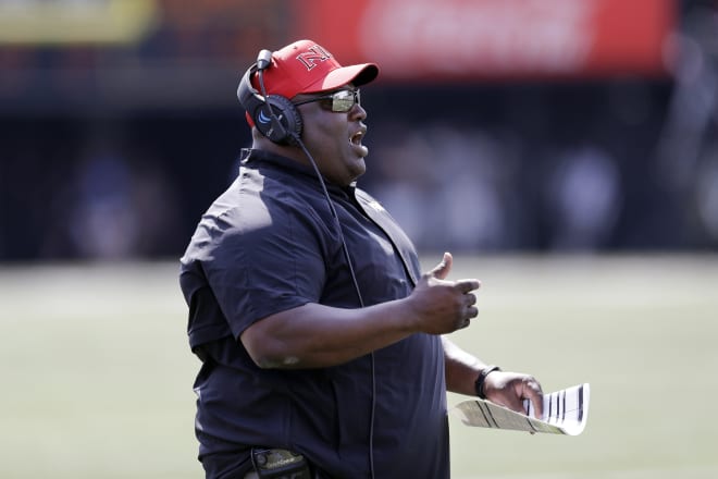 Northern Illinois Huskies head coach Thomas Hammock