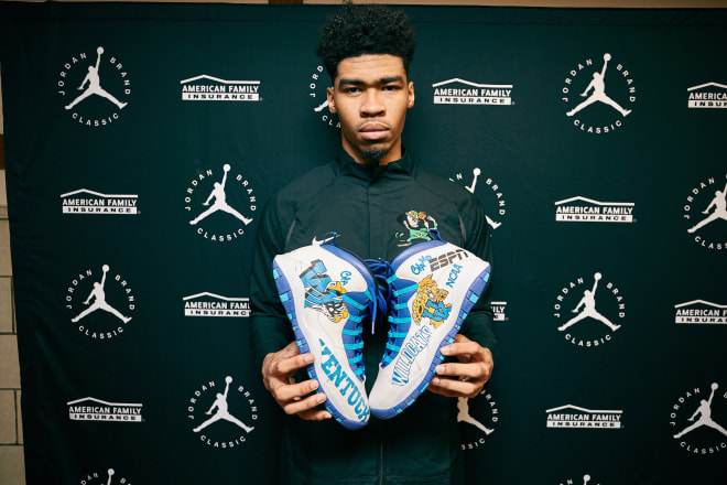 Nick Richards made it no secret about his college choice at the 2017 Jordan Brand Classic