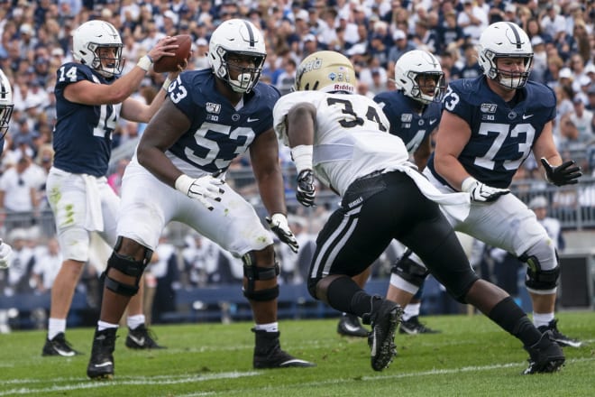 Penn State offensive tackle Rasheed Walker (Getty Images)
