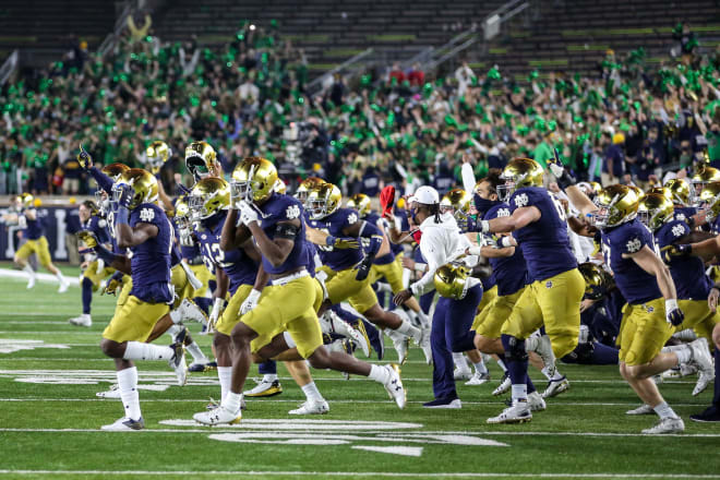 Notre Dame's triumph in double-overtime against No. 1 Clemson made more history.