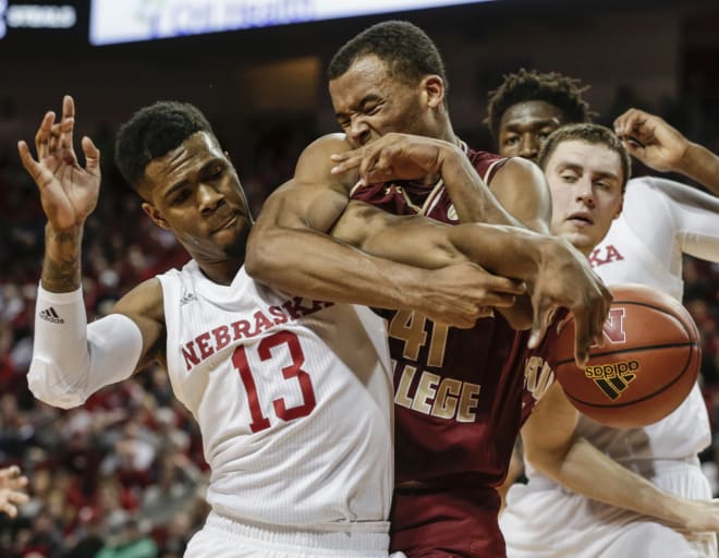 Nebraska's defense clamped down on Boston College all game, as the Huskers never trailed in a 71-62 victory.