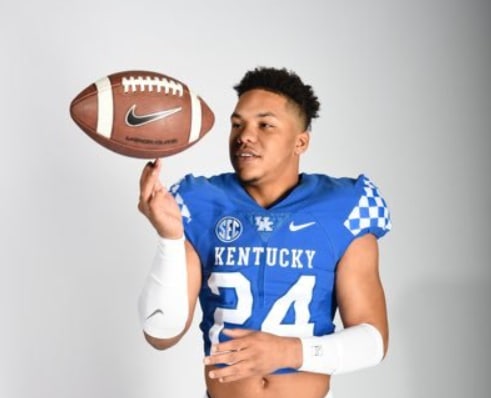 Chris Rodriguez on a visit to Kentucky