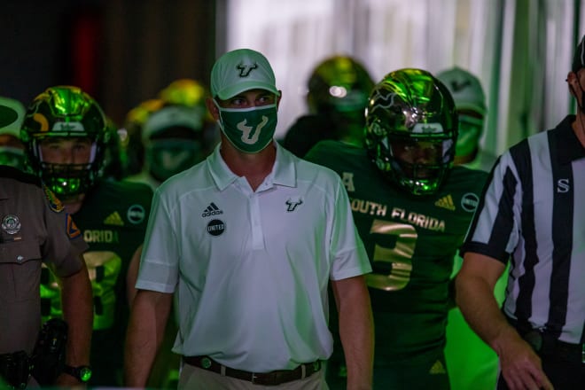 South Florida football head coach Jeff Scott