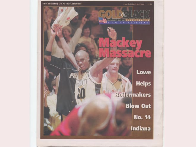 In our Zoom interview, Lowe talks about the "St. Valentines Massacre" as one of his favorite Purdue moments. 