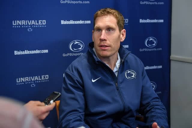 Penn State offensive line coach Phil Trautwein met with the media via video conference Tuesday.
