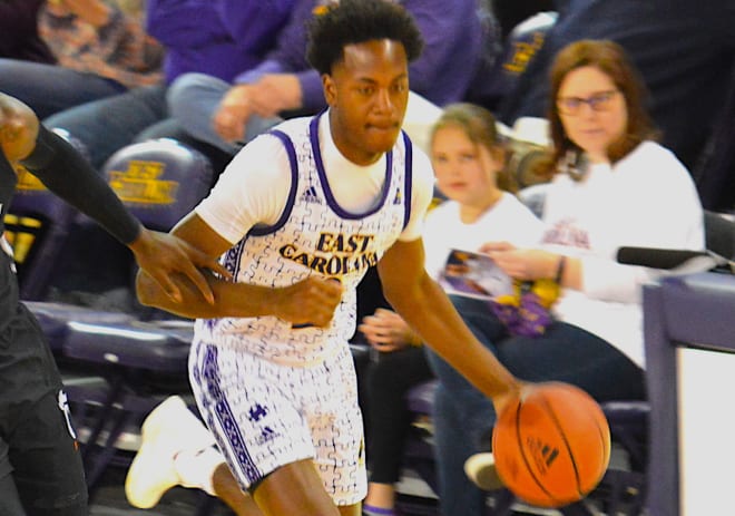 Tristen Newton looked solid with 23 points and 13 rebounds but ECU came up short Wednesday night in Memphis.
