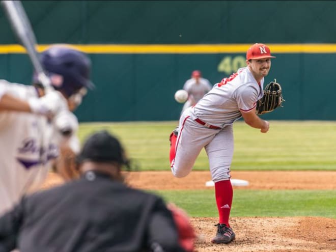 Nebraska right-handed pitcher Koty Frank