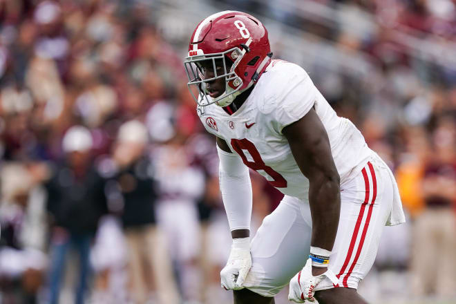 Alabama Crimson Tide linebacker Christian Harris. Photo | Getty Images