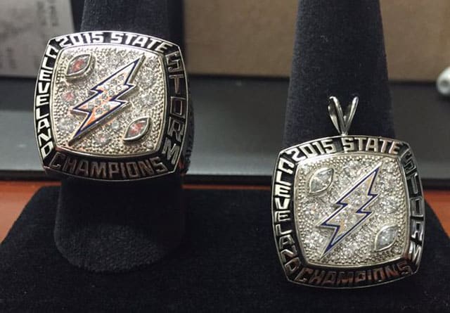 College Championship Ring Gallery