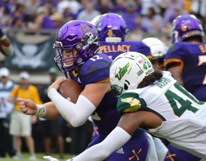 Quarterback Holton Ahlers leads East Carolina into Saturday's AAC tilt with Tulane in Greenville.