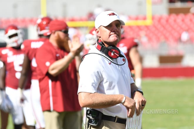 Chad Morris went 4-18 as Arkansas' head coach.