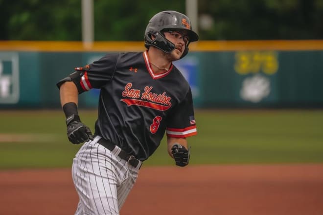 Joe Redfield batted .402 with 15 homers for Sam Houston State last spring.