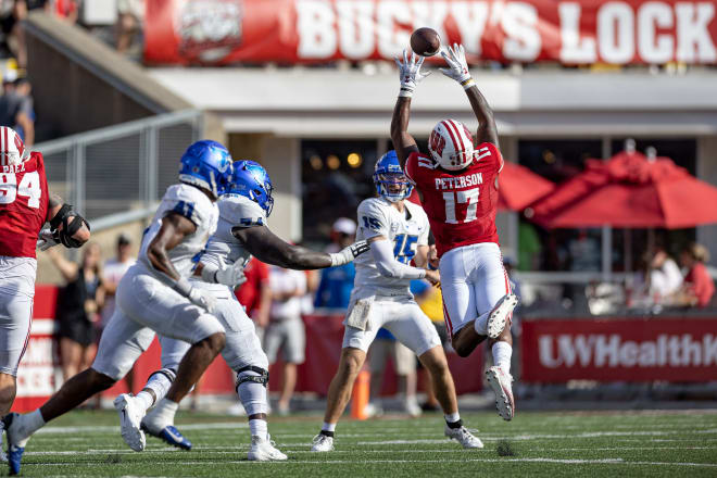 Wisconsin outside linebacker Darryl Peterson. 