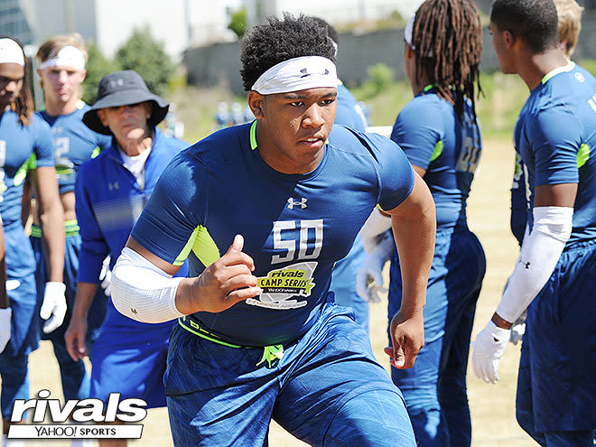 Three-star 2018 LB Caleb Deveaux is hoping a Notre Dame offer is in his future 
