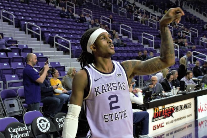 Kansas State junior guard Cartier Diarra will look to help K-State knock off Kansas in Lawrence.