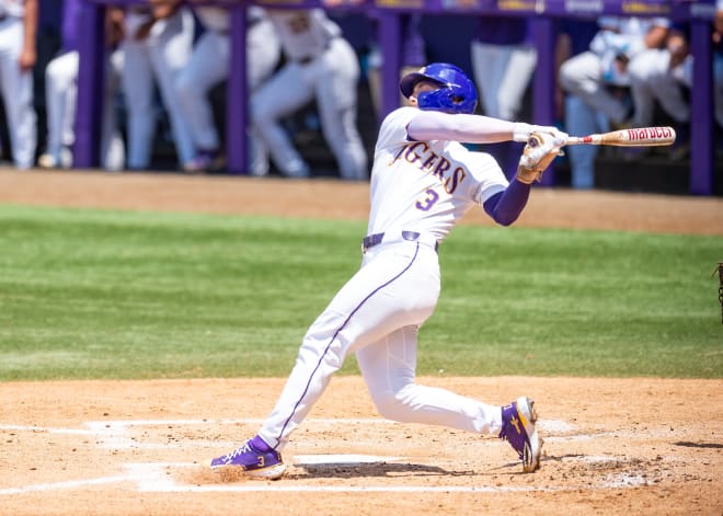 LSU junior center fielder Dylan Crews hitting numbers -- a .380 188-game career average,  a .462 16-game NCAA tournament average and a .434 63-game average this season -- already cements his place as one of the Tigers' best baseball players in history.