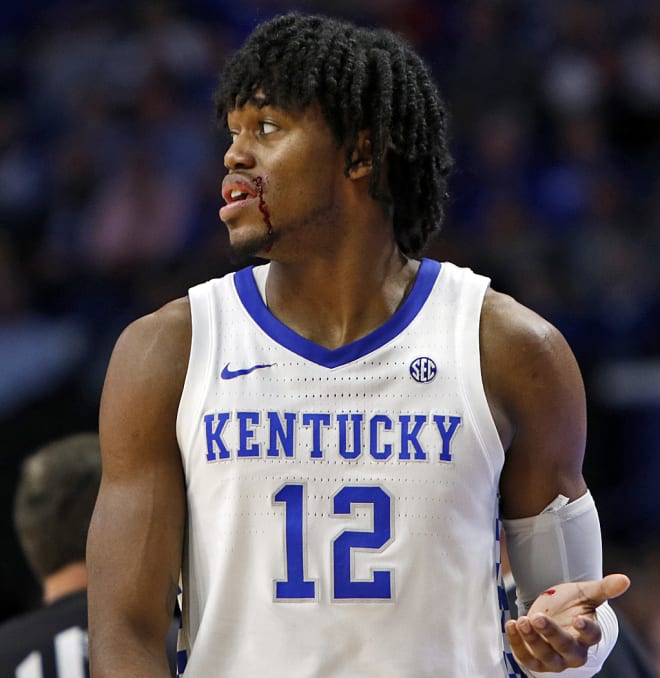 Keion Brooks junior is Kentucky's lone returning player who saw action for last year's team.
