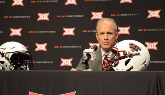 Texas Tech head coach Matt Wells.