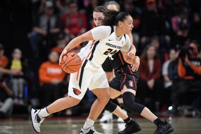 Destiny Slocum was a two-time all-conference performer at Oregon State.