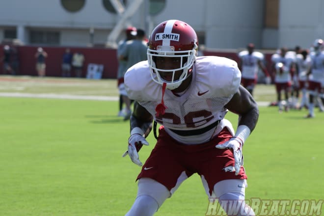 Micahh Smith will be a fifth-year senior for the Razorbacks in 2020.