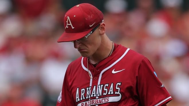 Arkansas RHP Jake Faherty.