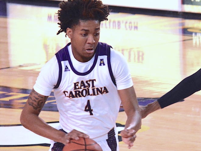 Brandon Suggs and ECU fall to Kansas City 74-68 in the Island of the Bahamas Showcase.