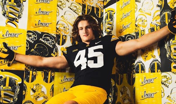 Defensive end Will Heldt made his official visit to Iowa this weekend.