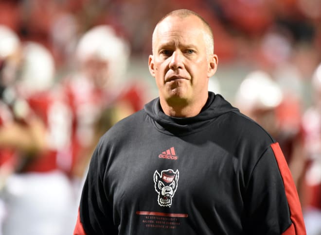 Do you ever wonder how things would've been different if this man had become Ole Miss' coach in November 2017? I do. Is that odd? It's kind of a waste of thought, isn't it? What a crazy week that was. Sometimes, when I see an NC State score, I think about it. That's a weird thing to think about. I need to get a hobby or something.