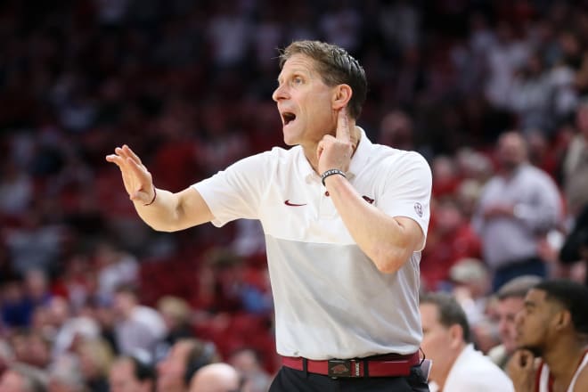 Eric Musselman recently received a contract extension through 2025 at Arkansas. 