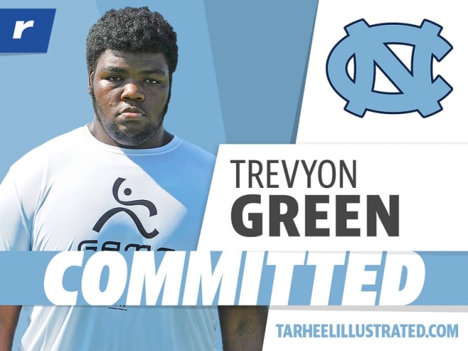 3-Star OT Treyvon Green, who announced Thursday he will play for the Tar Heels, is the third member of UNC's class of 2022.