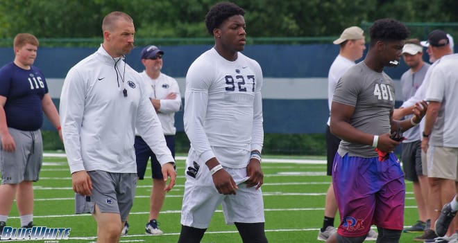 Isaac attended Penn State's Whiteout Camp last month. 