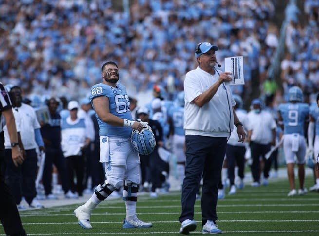 Brian Anderson wasn't healthy last season, a reason the Tar Heels' offensive line struggled at times.