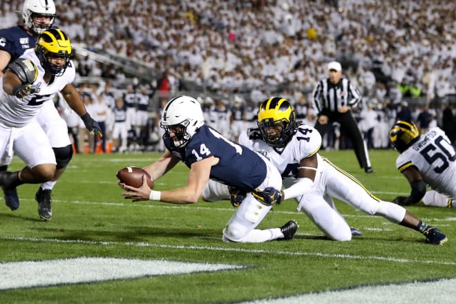 Safety Josh Metellus and Michigan found themselves in an early 21-0 hole at then-No. 7 Penn State.