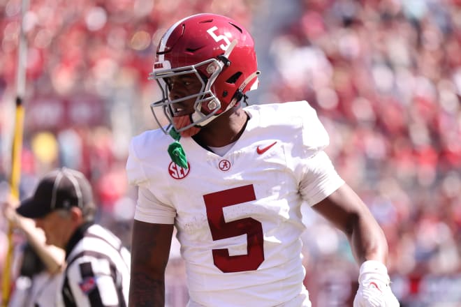 Alabama wide receiver Germie Bernard. Photo | Alabama Athletics 