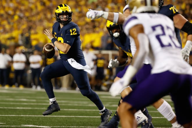 Michigan Wolverines football quarterback Cade McNamara